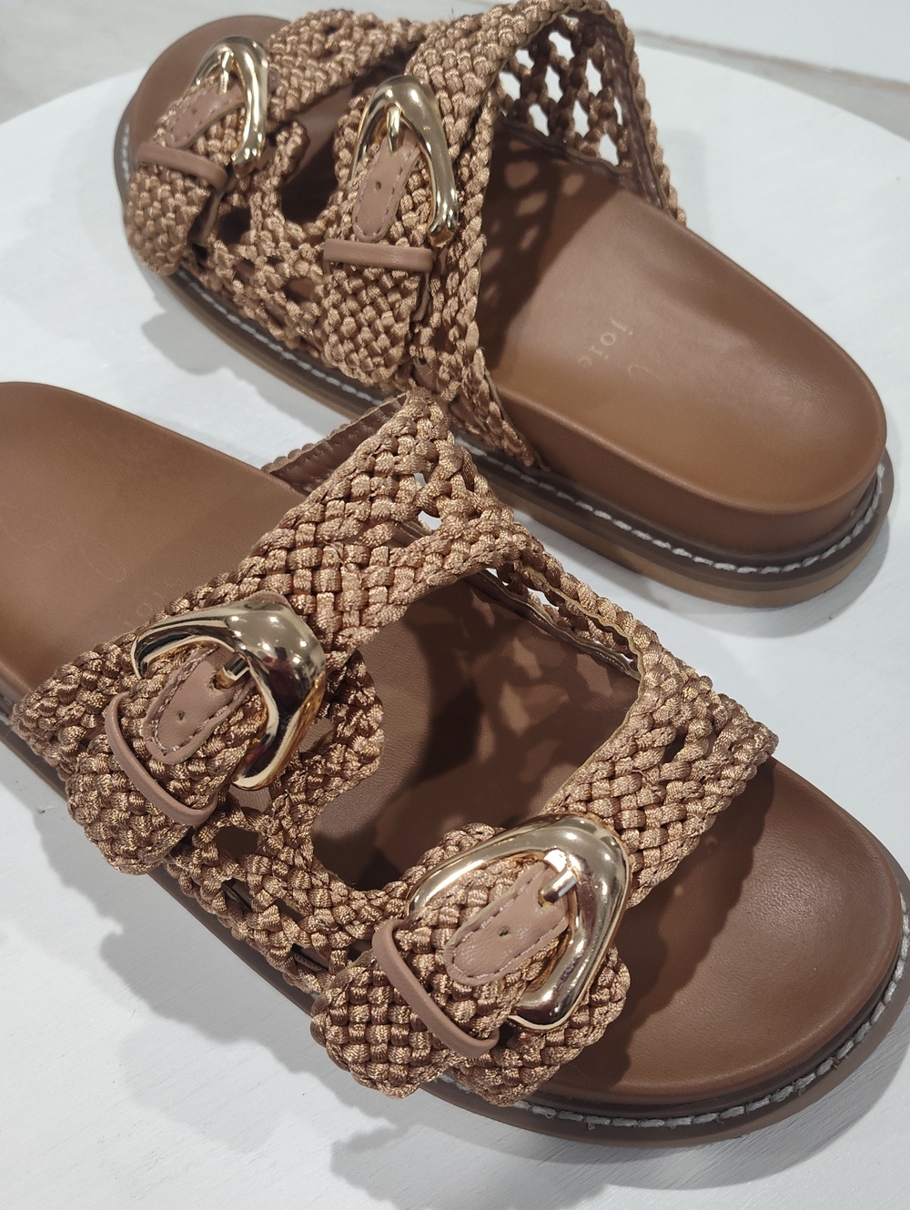 Joie Weaver Double Strap Sandals In Size 8 M